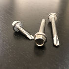 M5.5 X 50mm 410 Stainless Steel Self Drilling Screw Hex Washer Head For Roofing