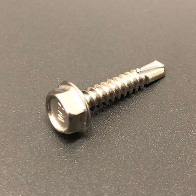 410 Stainless Steel Auto Feed Screws 5/16" Hex Flange Head M5 x 38mm